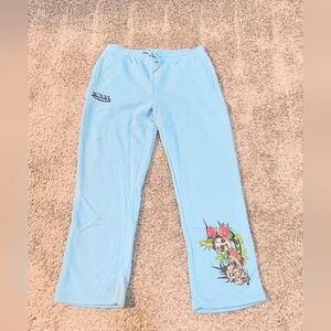 Von Dutch "Baby Blue" Joggers Unisex Size XL